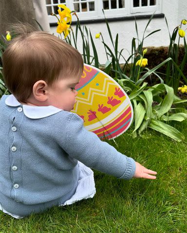 <p>Princess Eugenie/Instagram</p> A new photo Princess Eugenie posted of her son Ernest Brooksbank on his 1st birthday, May 30, 2024.