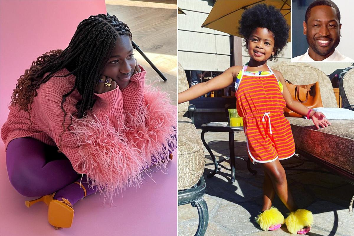 Dwyane Wade daughter's adorable reaction to dad's retired jersey