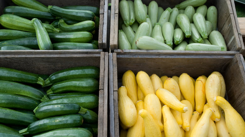 various summer squash