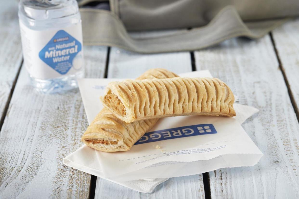 The new vegan sausage roll from Greggs