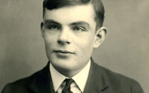 British mathematician Alan Turing at the school in Dorset, southwest England, aged 16 in 1928.  - Credit: Getty&nbsp;