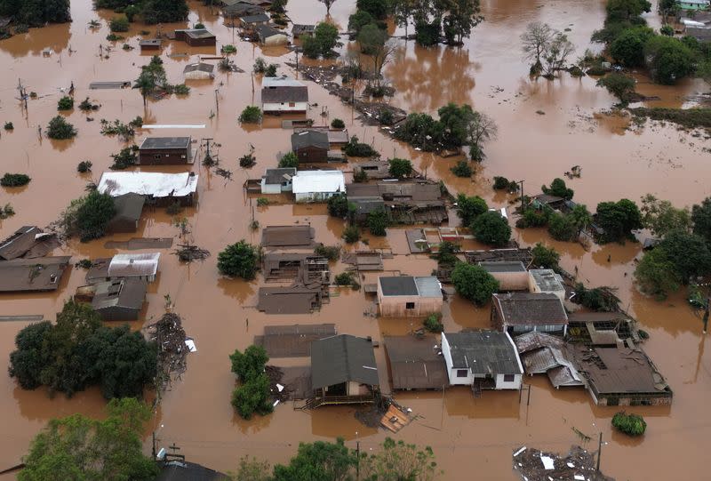 Flooding due to heavy rains in Rio Grande do Sul in Brazil