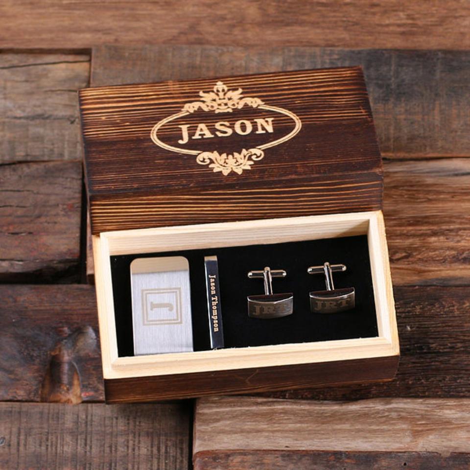 Gentleman's Cuff Links Gift Set