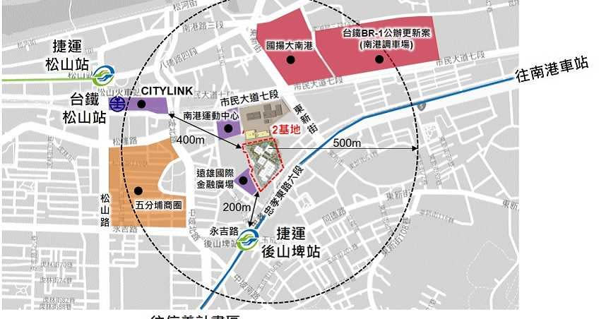 台電中心倉庫南港舊址基地面積約4,700坪，預計明年上半年公告招商。(圖／仲量聯行提供)