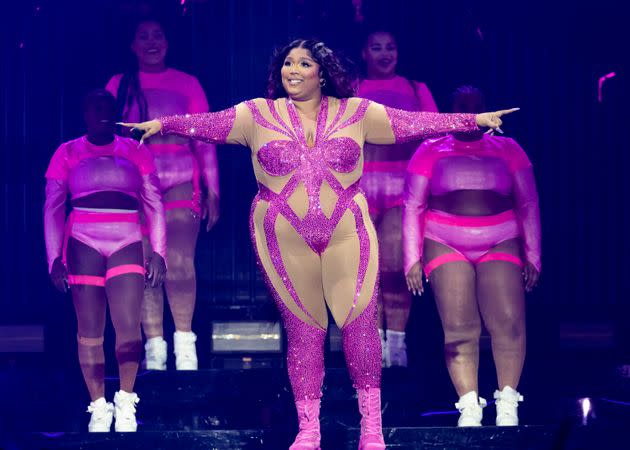 Lizzo performs on Oct. 6, 2022, in Detroit. (Photo: Scott Legato via Getty Images)