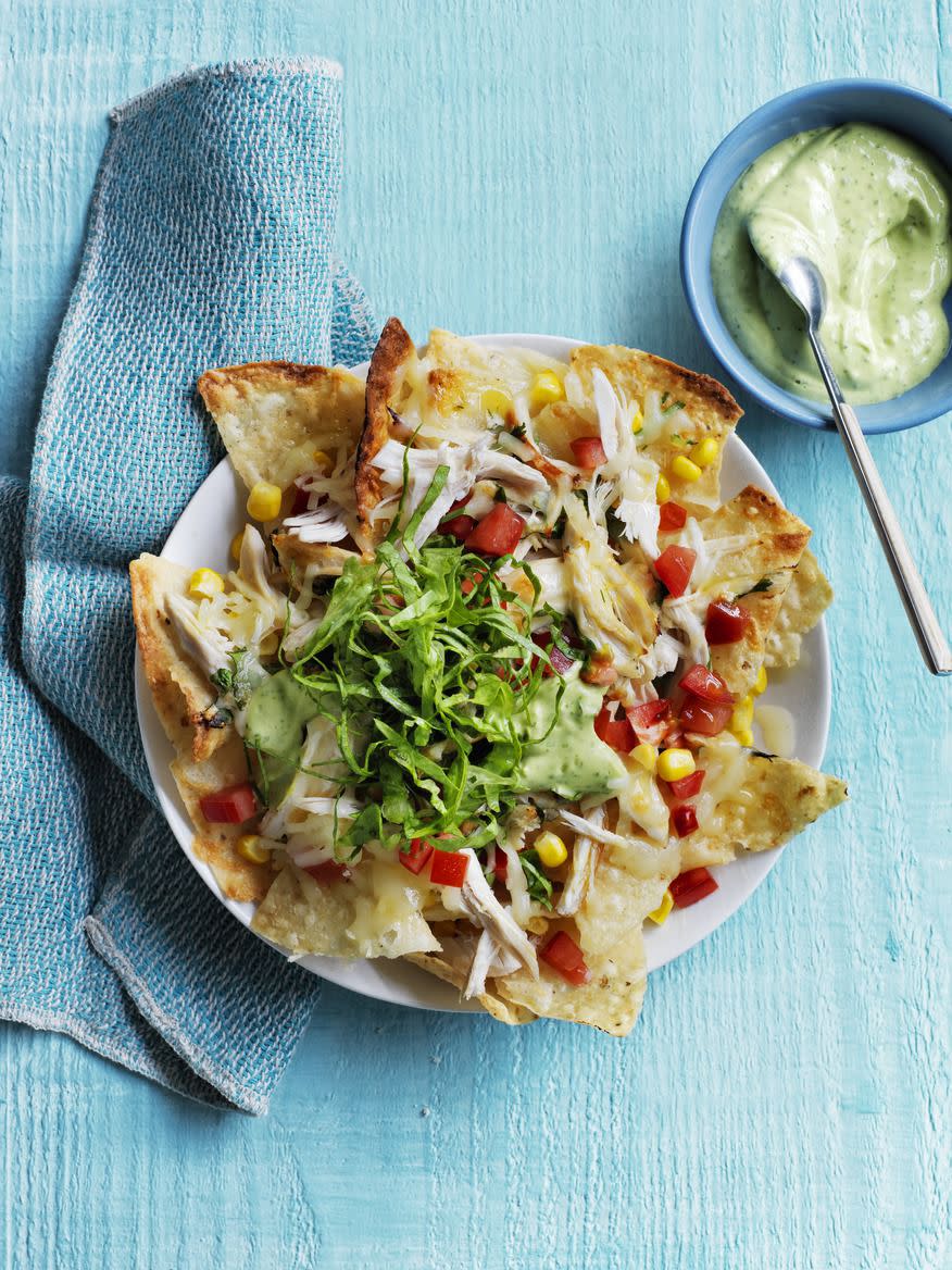 Loaded Chicken Nachos