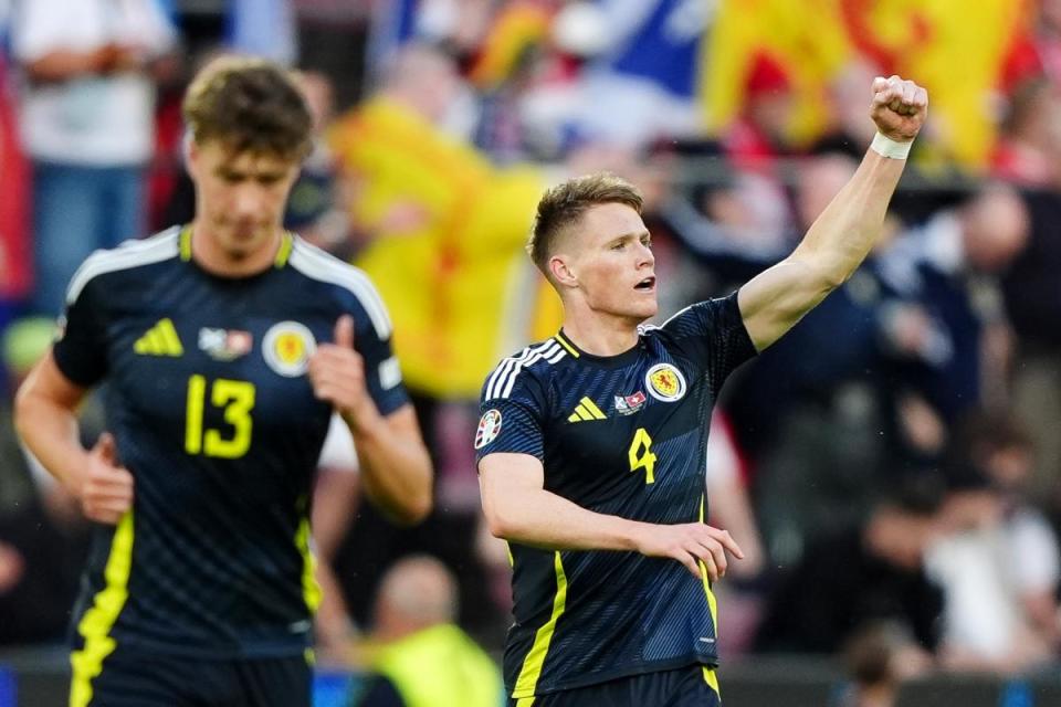 Man United's Scotland international Scott McTominay could be on the move this summer <i>(Image: PA)</i>