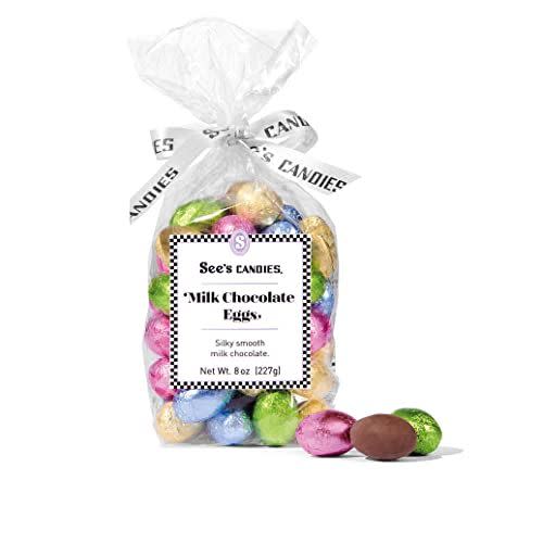 <p><strong>See's Candies</strong></p><p>amazon.com</p><p><strong>$12.70</strong></p><p><a href="https://www.amazon.com/dp/B0BW4WVQ88?tag=syn-yahoo-20&ascsubtag=%5Bartid%7C10050.g.38867978%5Bsrc%7Cyahoo-us" rel="nofollow noopener" target="_blank" data-ylk="slk:Shop Now;elm:context_link;itc:0;sec:content-canvas" class="link ">Shop Now</a></p><p>The spring colors in this bag of foil-wrapped milk chocolate eggs will complement Easter baskets and candy dishes alike. </p>