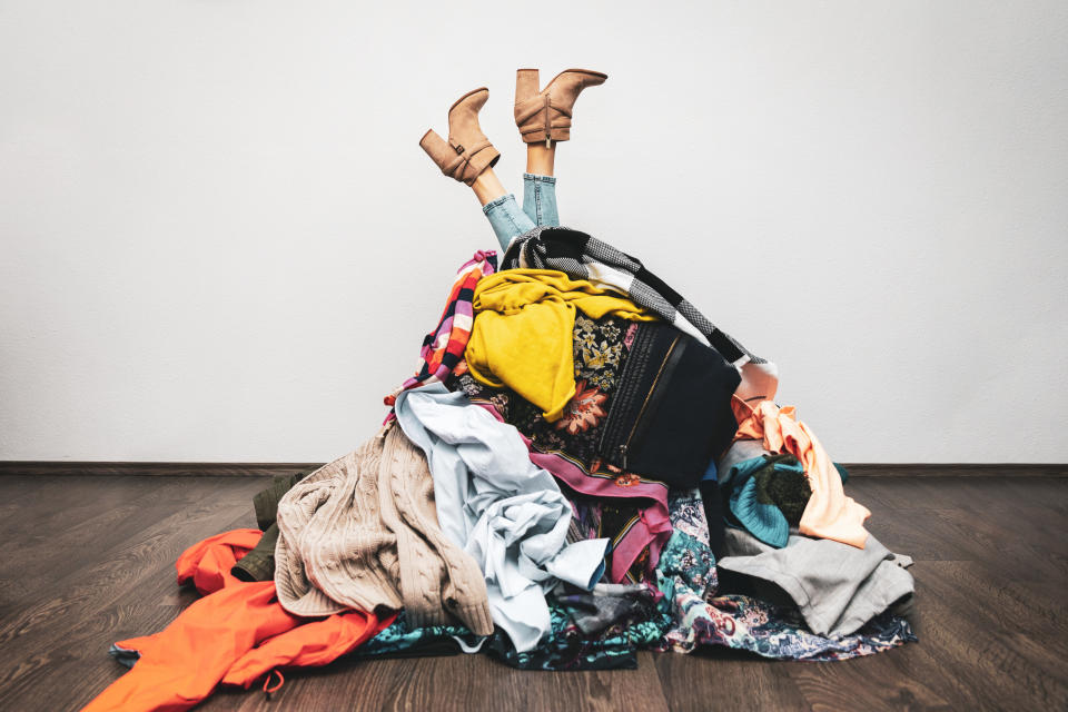 Follow the KonMari method — if it doesn't spark joy, get rid of it. 