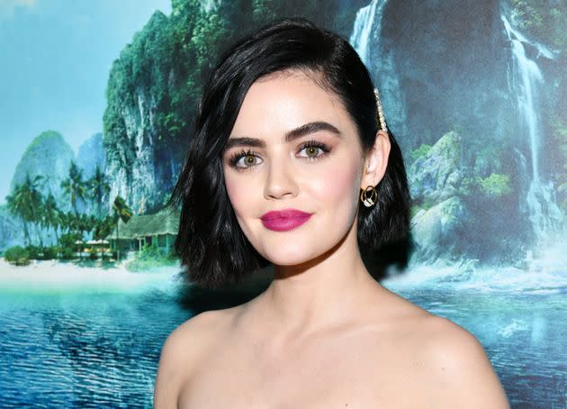 Lucy Hale attends the premiere of 