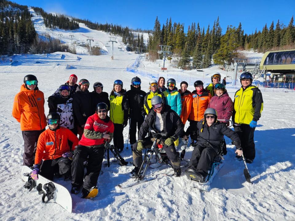 Eight instructors from B.C. and Yukon provided individualized support and coaching to this year's Shoulder 2 Shoulder participants at Mount Sima in Whitehorse. 