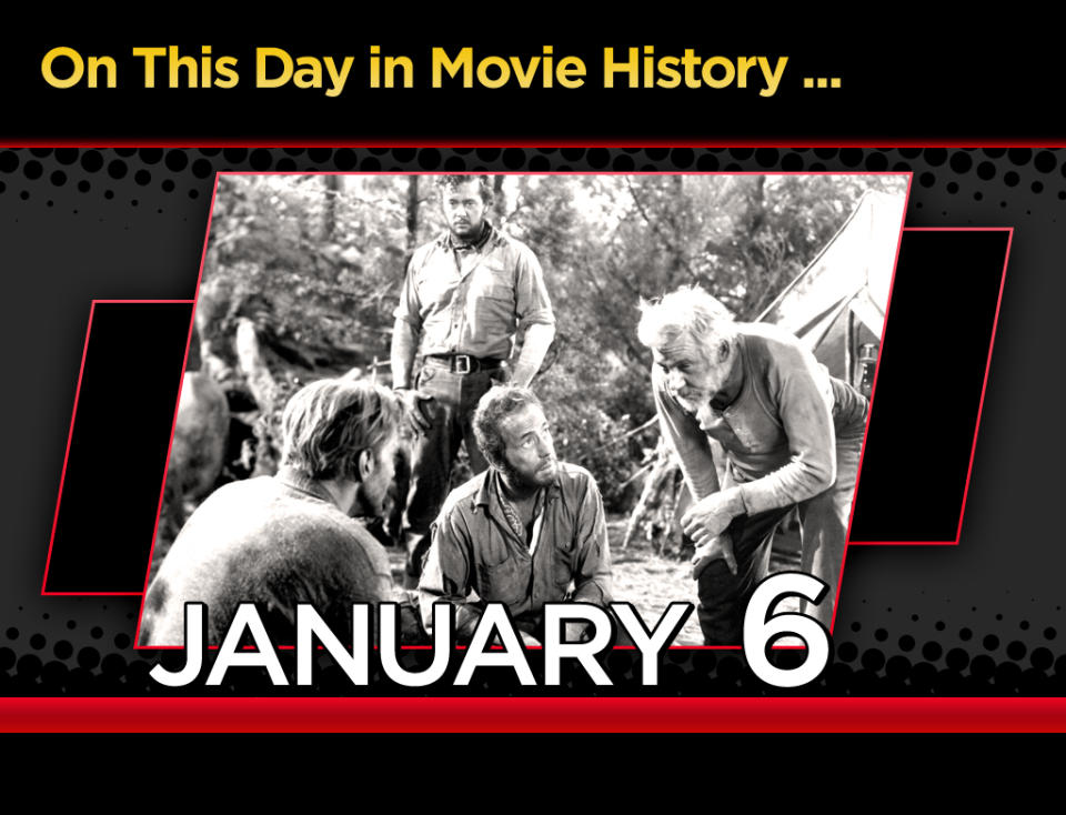 On this day in movie history January 6 Title Card