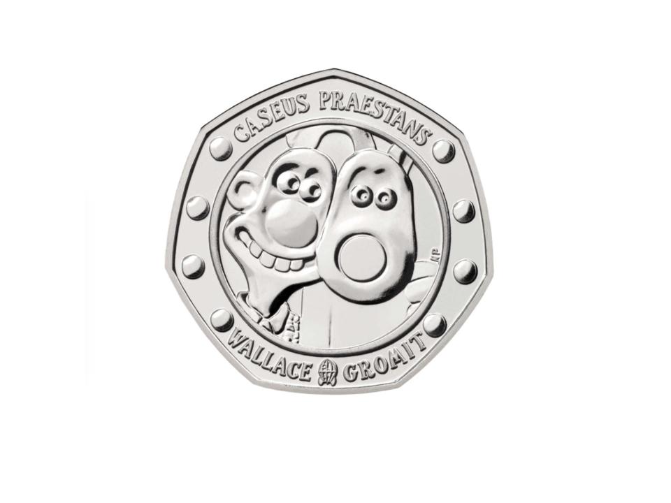 Fun and playful, this 50p coin pays homage to the inseparable duoThe Royal Mint