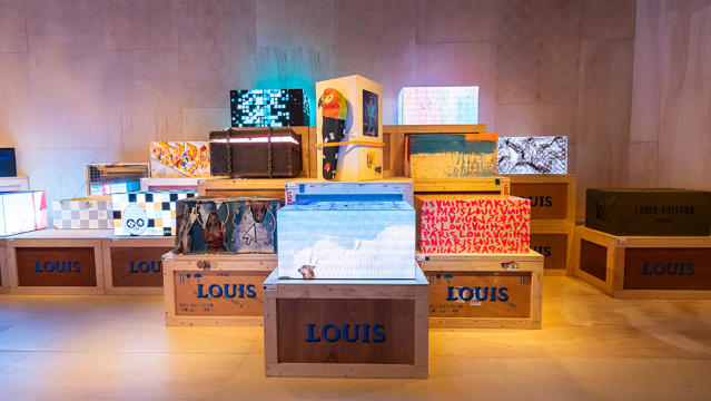 New Louis Vuitton Alphabet Trunks, releasing end of 2023/beginning of 2024,  retail €8,000 / $8,700. Spelling out Louis Vuitton would cost…