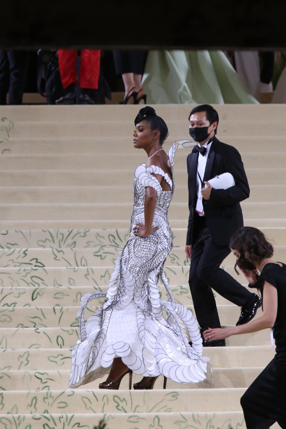 Gabrielle Union attends The Metropolitan Museum of Art’s Costume Institute benefit gala celebrating the opening of the “In America: A Lexicon of Fashion” exhibition on Monday, Sept. 13, 2021, in New York. - Credit: ZUMAPRESS.com / MEGA