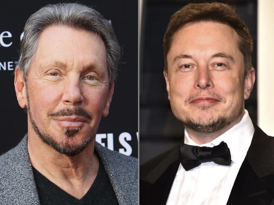 Larry Ellison and Elon Musk