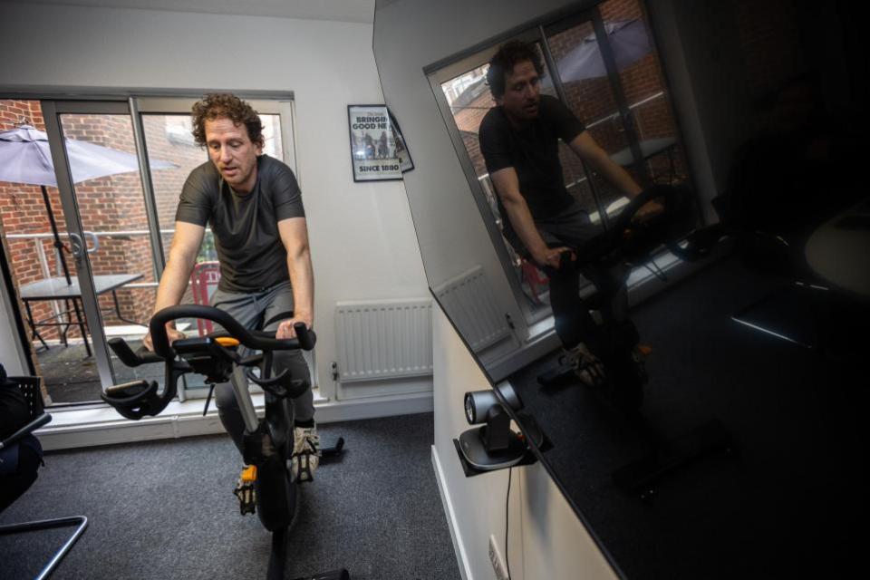 The Argus: Arron took time out of his schedule to cycle for the charity