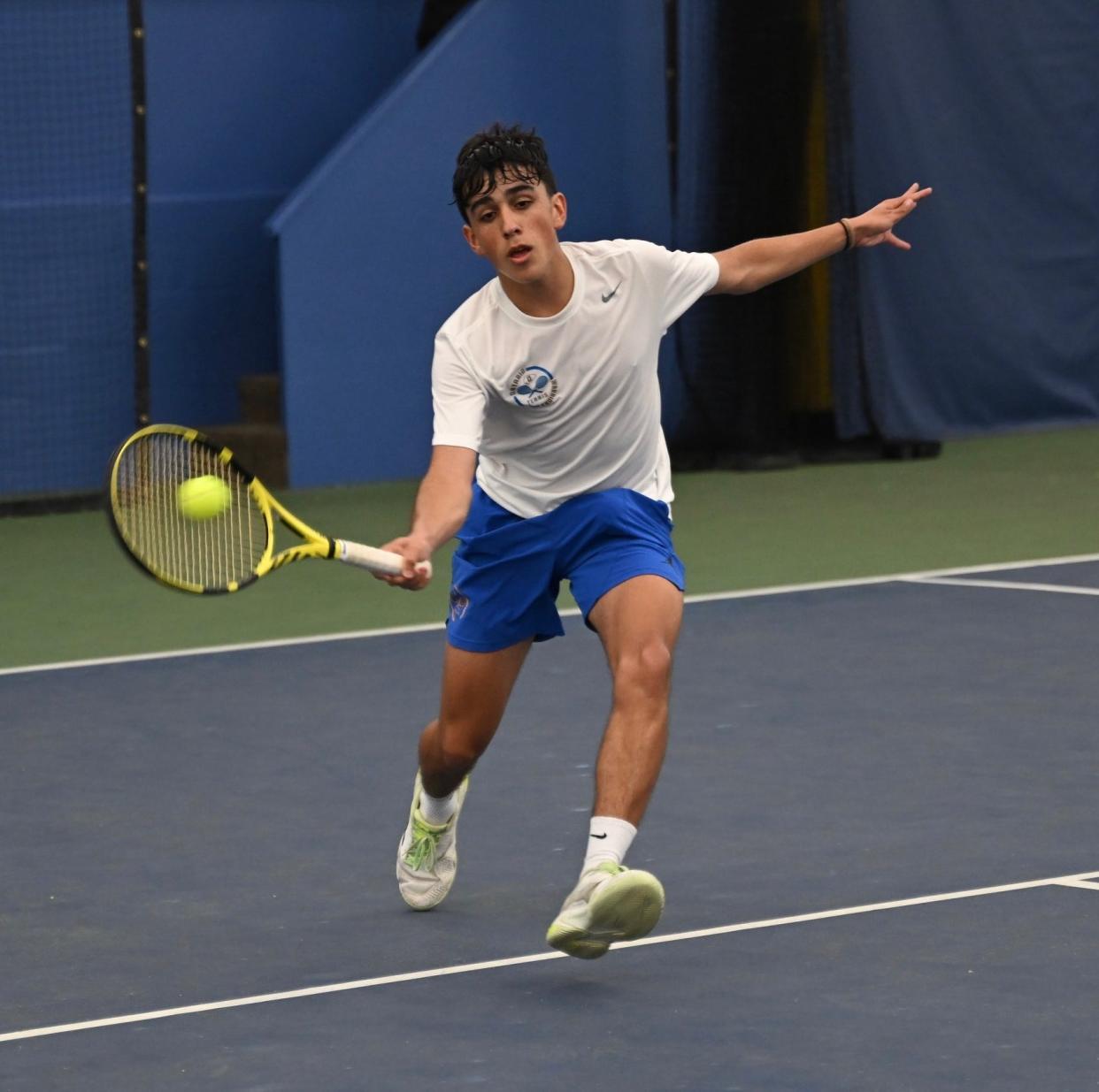 Ontario sophomore Hector Sanchez Vidal won No. 2 singles.