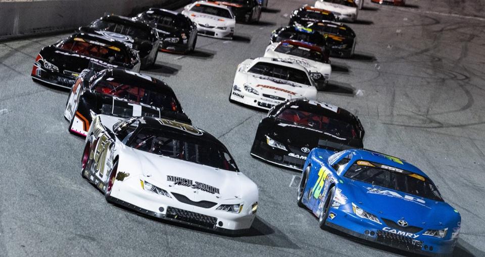 before the Menards 200 for the ARCA Menards Series at Daytona International Speedway in Daytona Beach, Florida on February 18, 2023. (Adam Glanzman/NASCAR)