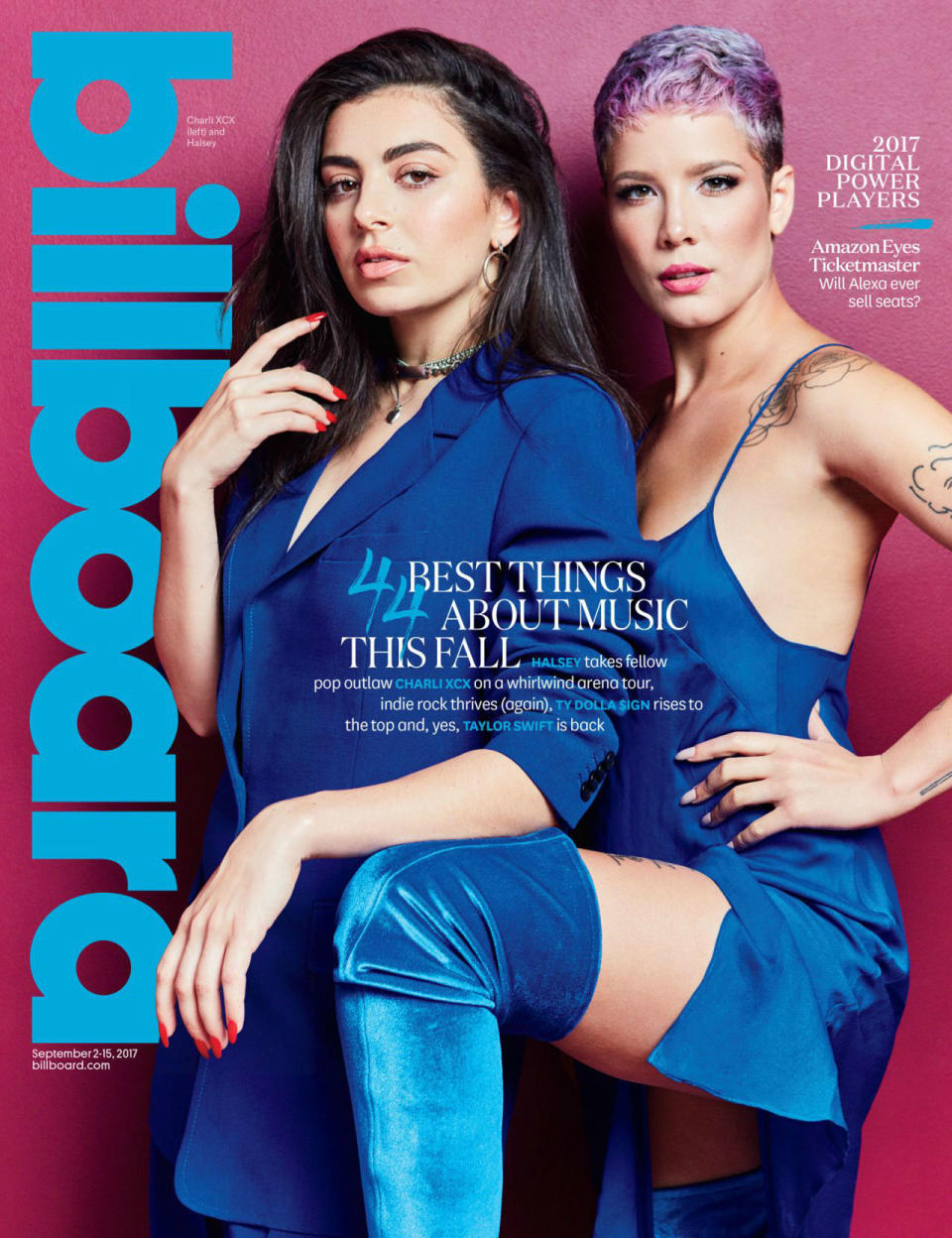 Halsey en la portada de Billboard (septiembre, 2017)