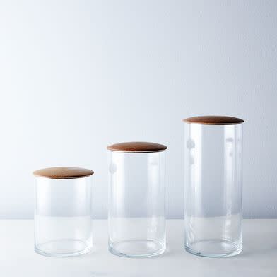 Glass & Oak Simple Storage Containers