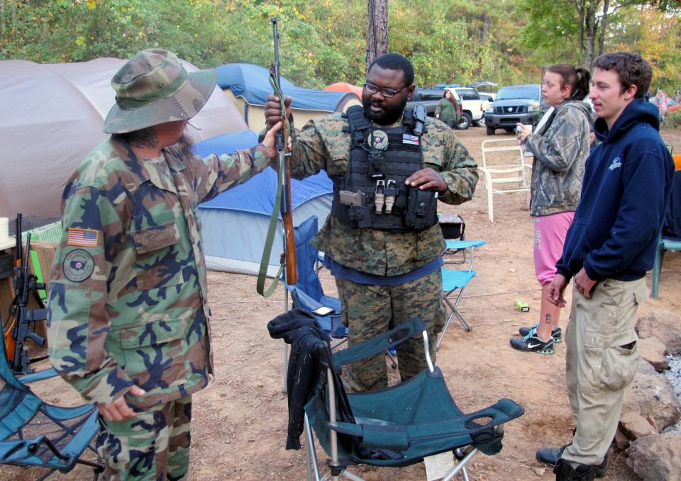 US Georgia militia right wing armed group extremist presidential election