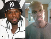 <p><b>Who: </b> 50 Cent <br> We were shocked when we saw these images of 50 Cent. The rapper and recording artist lost a staggering 22kgs to play a football player with Cancer in the film 'Things Fall Apart,' and likened the experience to ‘being shot.’ We are not surprised! The star dropped the weight by running three hours a day and existing on a liquid diet for nine weeks. Sounds like a nightmare!</p>