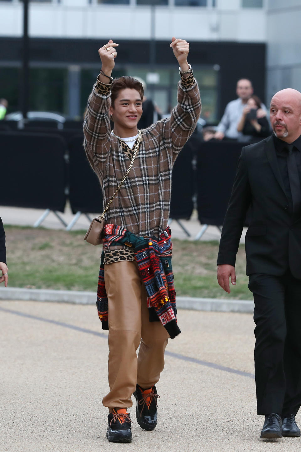 Lucas Wong at the Burberry September 2019 show at LFW