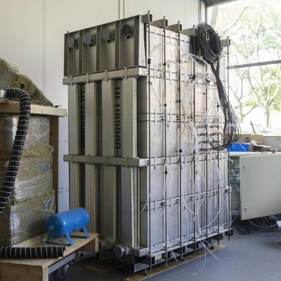 The prototype of the thermal battery developed by Eindhoven University of Technology (Vincent van den Hoogen)