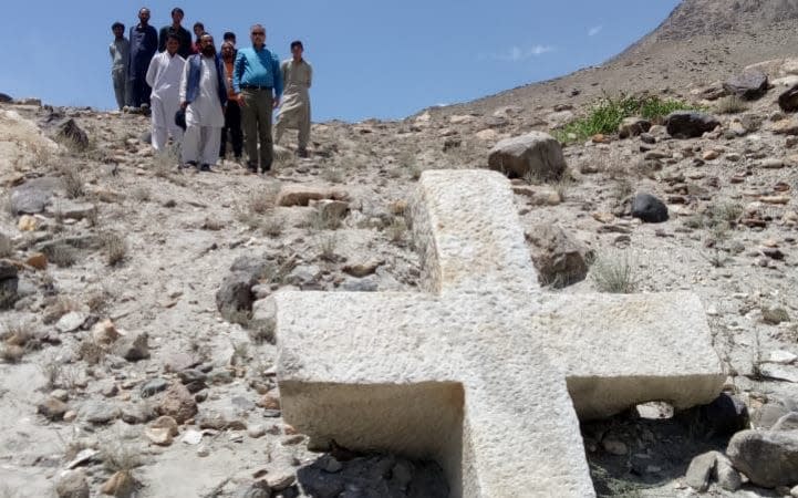 The Kovardo cross found in Skardu valley in Gilgit Baltistan province of Pakistan - Prof Muhammad Naeem Khan