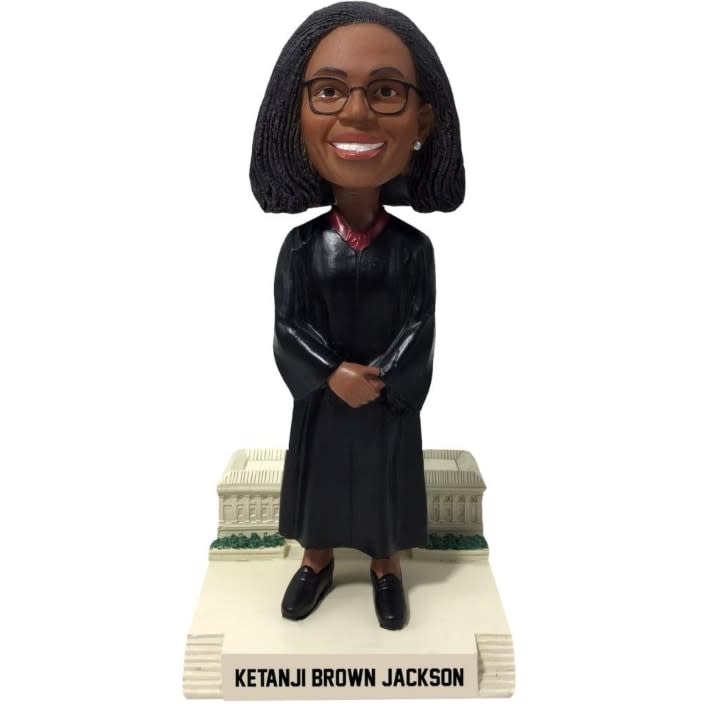 The National Bobblehead Hall of Fame and Museum has unveiled the first bobblehead of Supreme Court Justice Ketanji Brown Jackson (above), which is available for collecting via its online store.