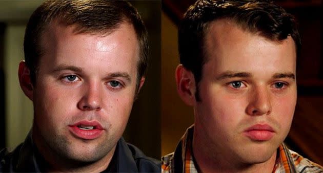 John-David and Joseph Duggar open up about their brother's sordid sex scandal. Photo: TLC