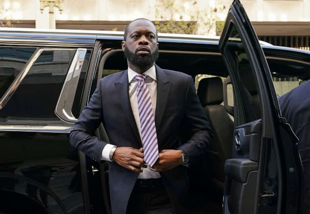 PHOTO: FILE - Grammy award-winning Fugees rapper Prakazrel (Pras) Michel, who is facing criminal charges in an alleged illegal lobbying campaign, arrives for opening arguments in his trial at U.S. District Court in Washington, U.S., March 30, 2023. (Kevin Lamarque/Reuters, FILE)