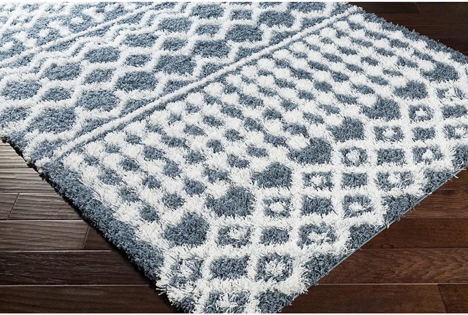 Plush area rug on Amazon