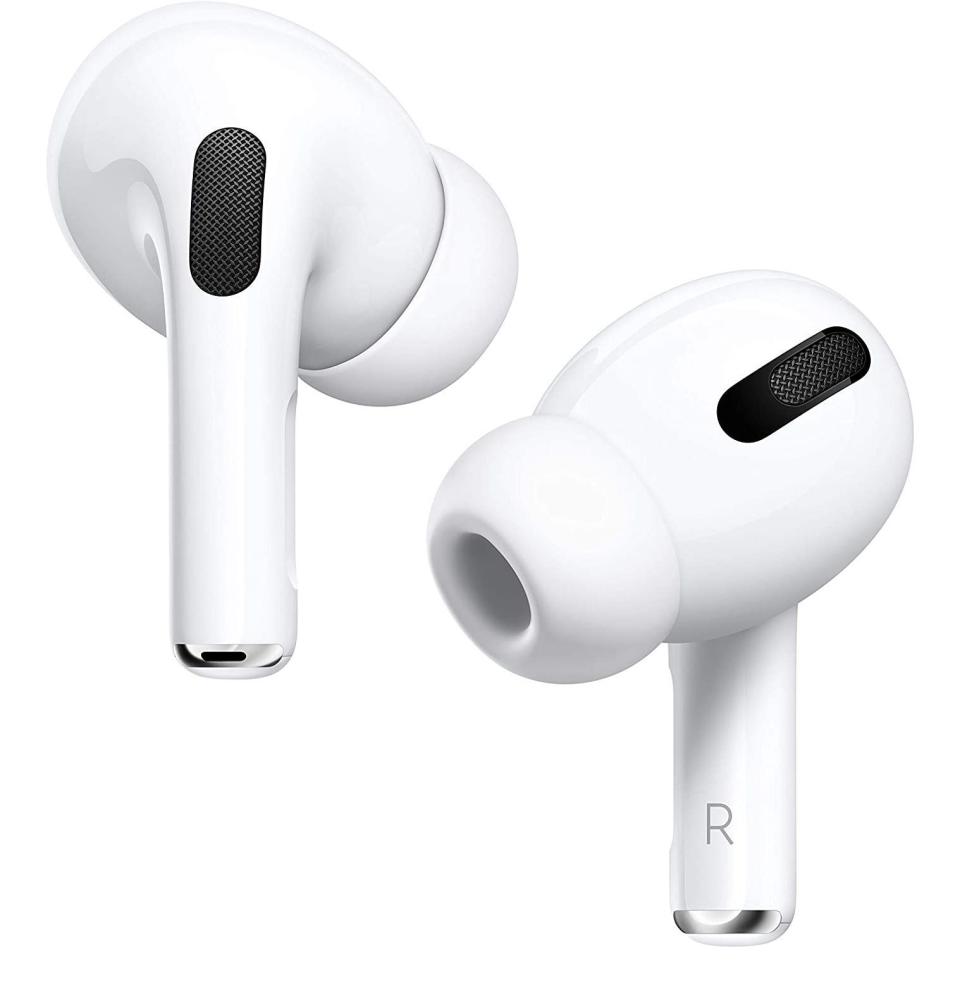 <p><strong>Apple</strong></p><p>amazon.com</p><p><strong>$199.00</strong></p><p><a href="https://www.amazon.com/dp/B07ZPC9QD4?tag=syn-yahoo-20&ascsubtag=%5Bartid%7C10054.g.34313481%5Bsrc%7Cyahoo-us" rel="nofollow noopener" target="_blank" data-ylk="slk:Buy;elm:context_link;itc:0;sec:content-canvas" class="link ">Buy</a></p><p>The AirPods Pro, which feature excellent noise cancellation, are on sale too.</p>