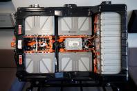 FILE PHOTO: Nissan Leaf battery sent at Sunderland factory