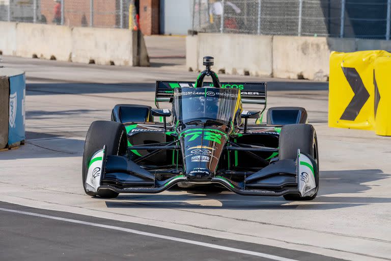 Agustín Canapino está 21° en el campeonato del IndyCar con 88 puntos