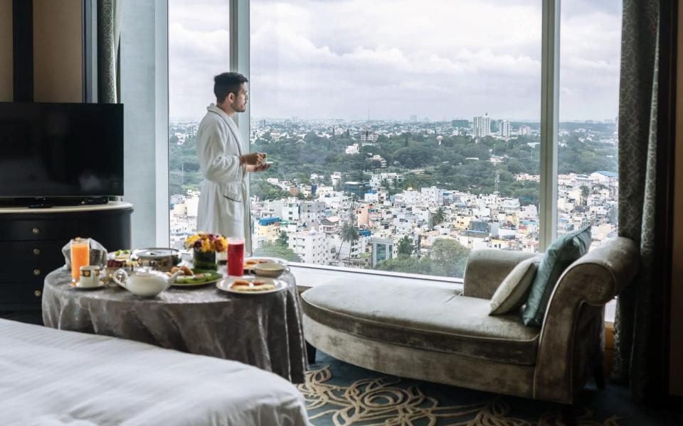 The high life: a suite at the Shangri-La in Bengaluru 