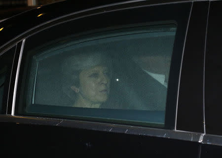 Britain’s Prime Minister Theresa May leaves the European Commission headquarters after a meeting with EU Commission President Jean-Claude Juncker and EU’s chief Brexit negotiator Michel Barnier in Brussels, Belgium October 16, 2017. REUTERS/Francois Lenoir