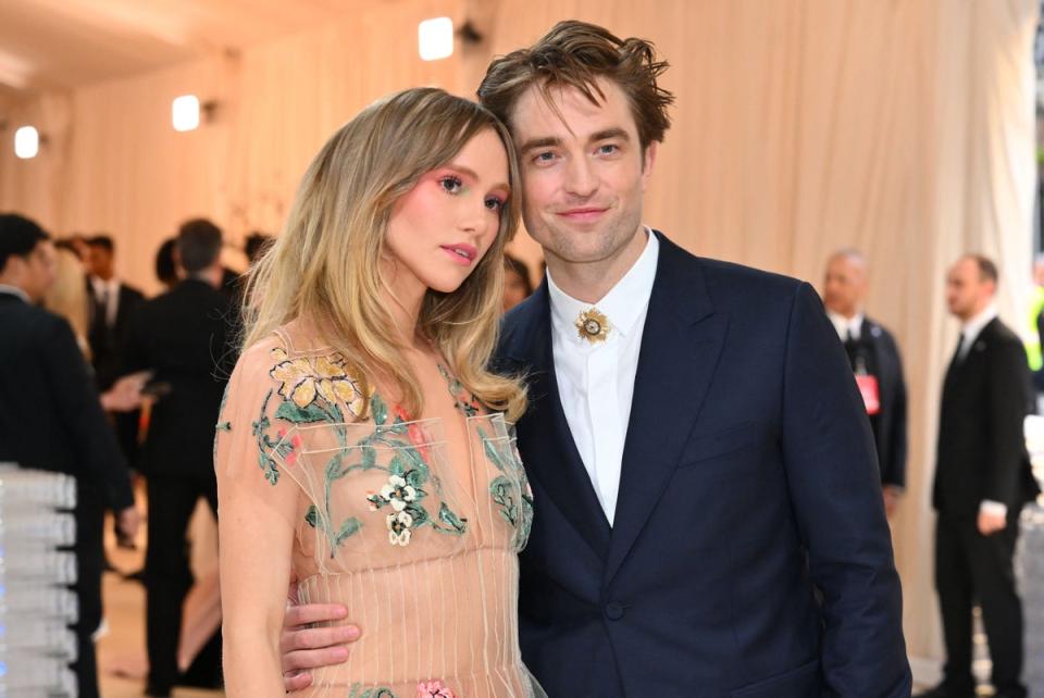 Waterhouse and Pattinson welcomed their first child together in March (AFP via Getty Images)