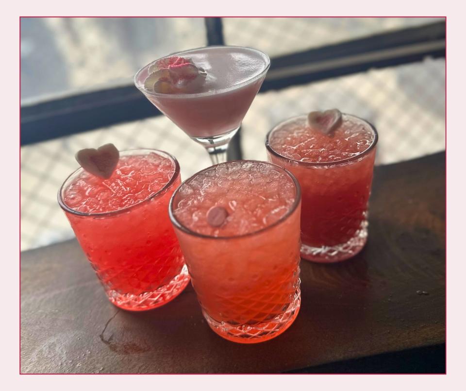 1675 Spirits, in Bensalem, is serving up special Valentine's Day cocktails throughout February.