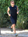 <p>Ryan Phillippe heads out for his daily jog in his Los Angeles neighborhood on Friday.</p>