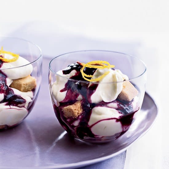 Lemon-Blueberry Cheesecake Parfaits