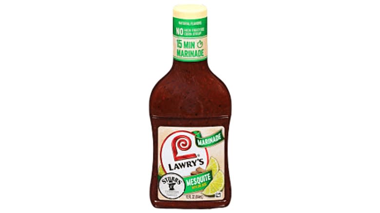 Bottle of Lawry's Mesquite with Lime marinade