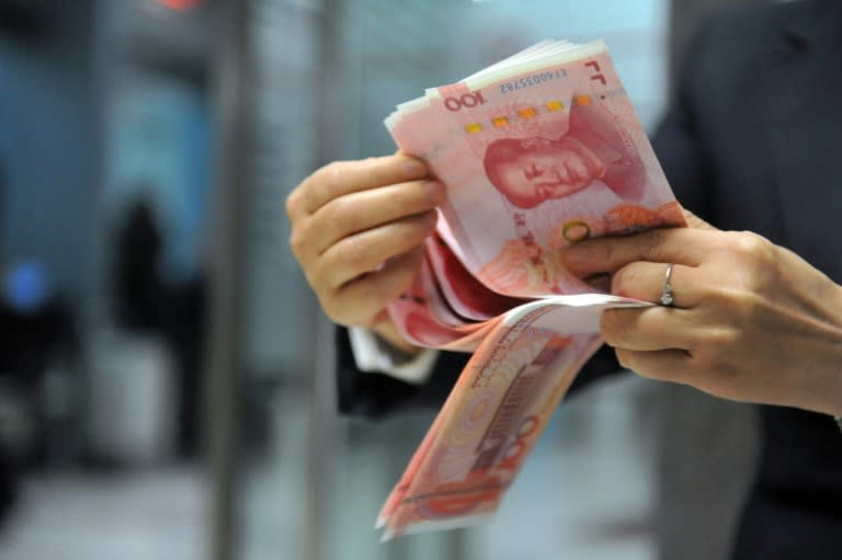 The Chinese economy grew 6.9% in 2015 and capital has been flowing out of the country due to worries over flagging growth, causing the currency to weaken