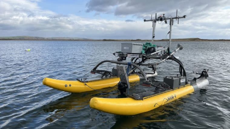 Image of OPT's unmanned surface vehicle (USV)