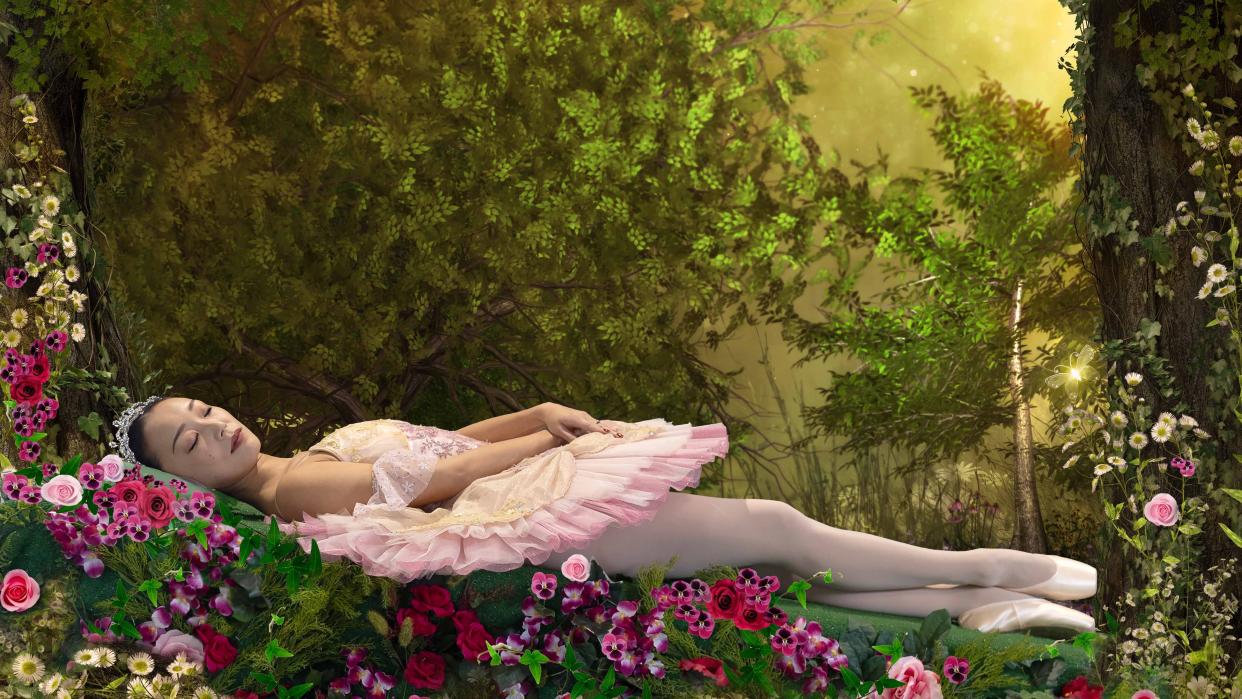 Dancer Tomoko Takahashi in the Tallahassee Ballet production of "Sleeping Beauty," running May 11-12, 2024.
