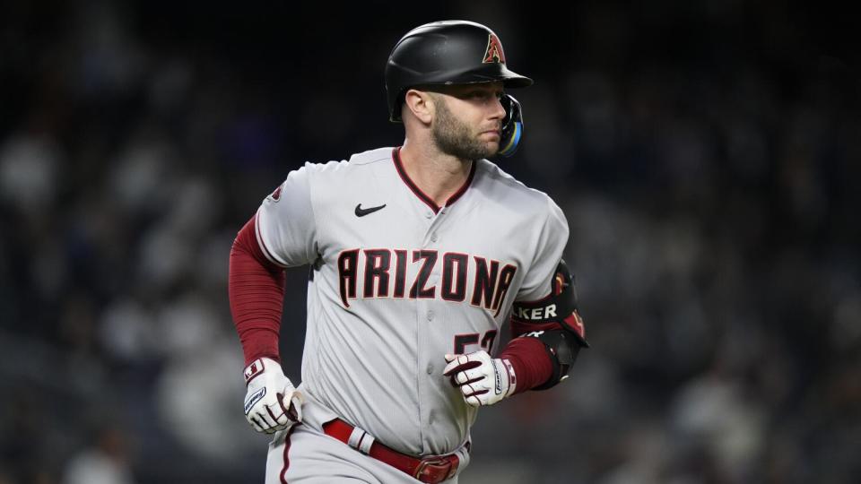 Arizona Diamondbacks' Christian Walker plays against the New York Yankees on Sept. 22, 2023, in New York.