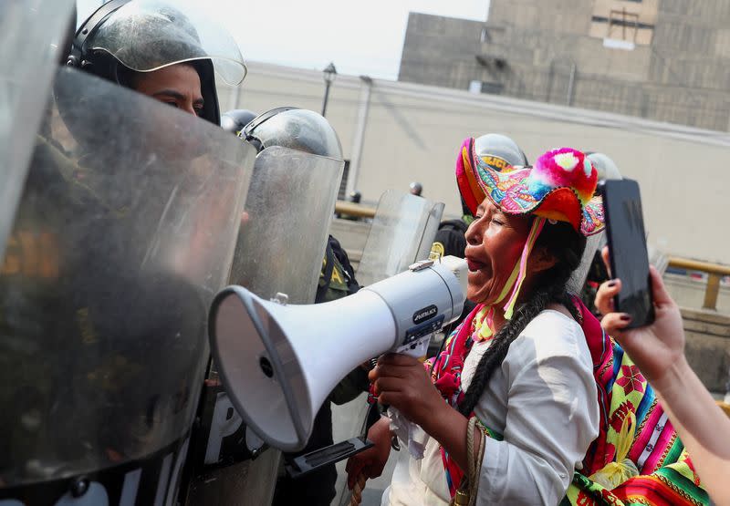 Anti-government protests in Lima