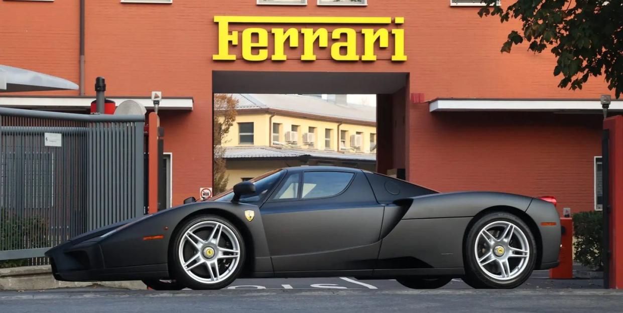 ferrari enzo matte black